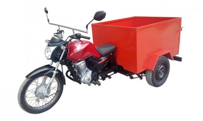 Triciclo para carregar gás