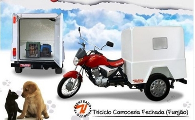 Triciclo para pet shop