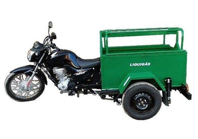 Triciclo de carga gasolina é ideal para suas entregas