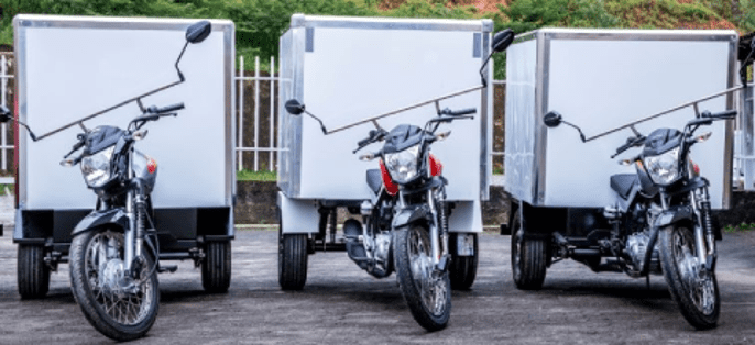 Quais as vantagens do uso do triciclo de carga nas entregas? 